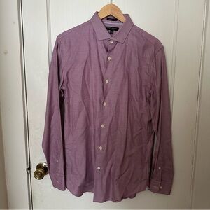 NWOT Banana Republic Grant fit purple dress shirt